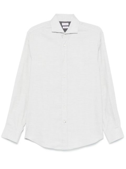 Brunello Cucinelli herringbone shirt Men