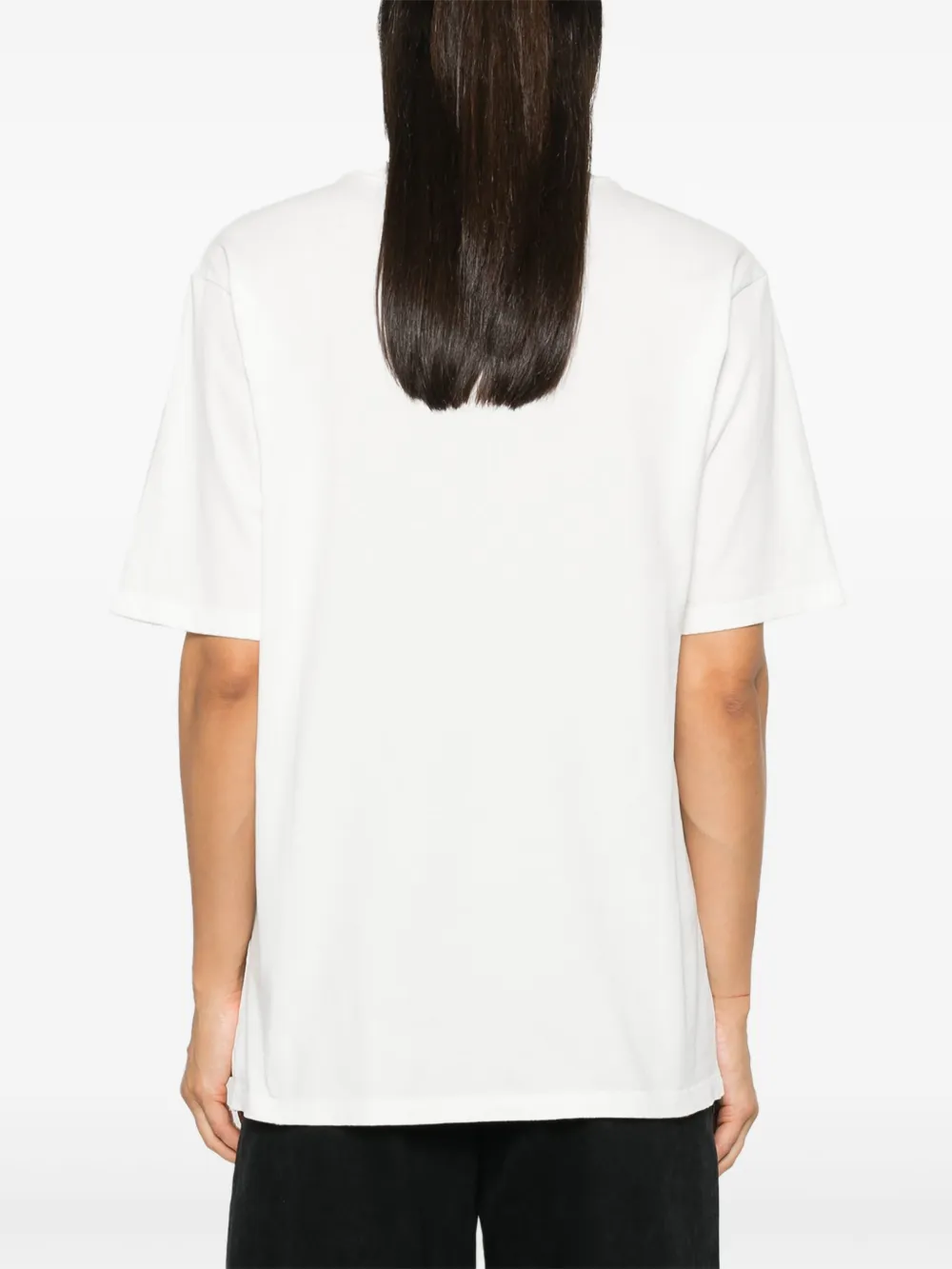 PINKO T-shirt met geborduurd logo Wit