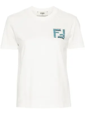 FENDI T Shirts Jersey Shirts for Women Shop on FARFETCH