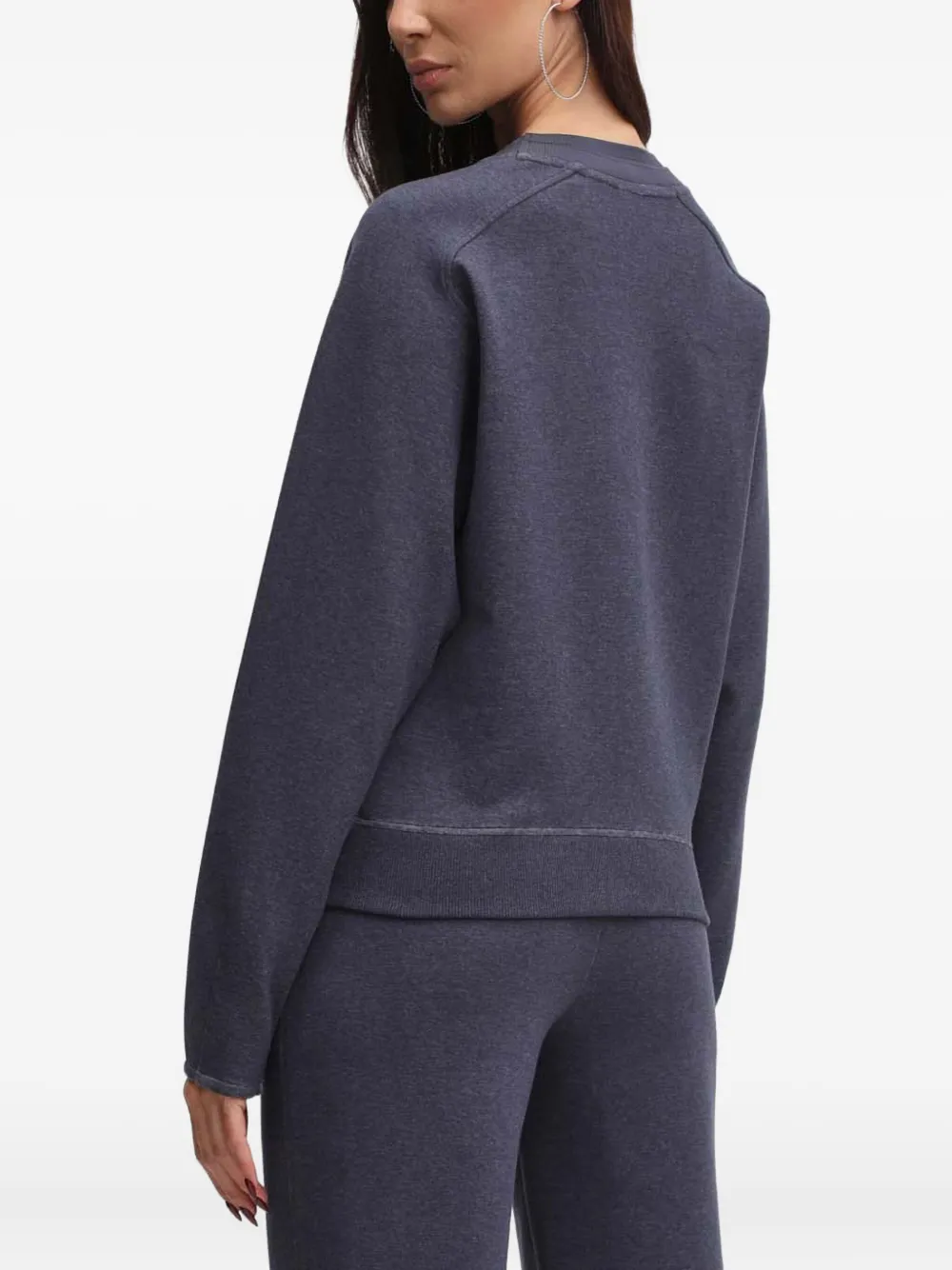 BOSS Sweater met geborduurd logo Blauw