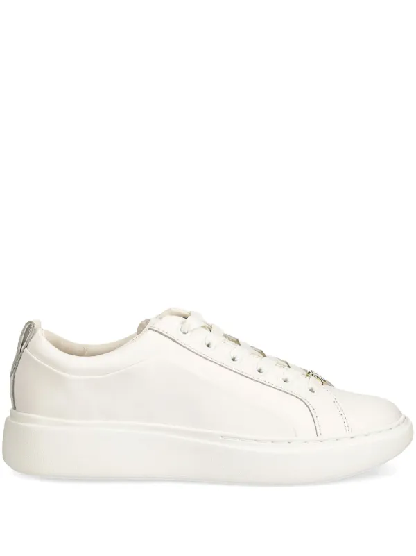 スニーカー BOSS Logo-Plaque Leather Sneakers White BOSS logo-plaque Leather Sneakers | White | FARFETCH BH