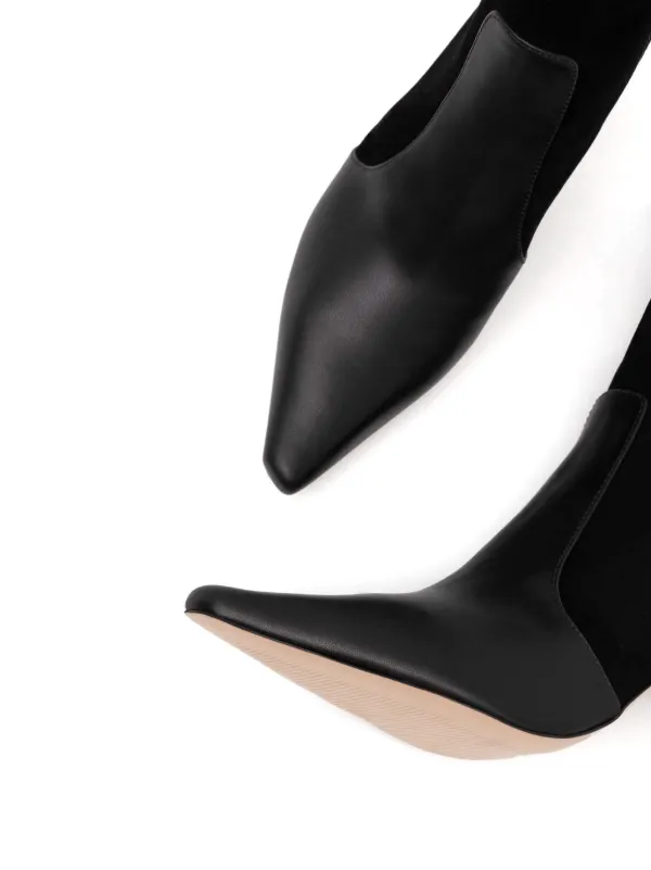 BOSS Leather Ankle Boots | Black | FARFETCH display picture 3
