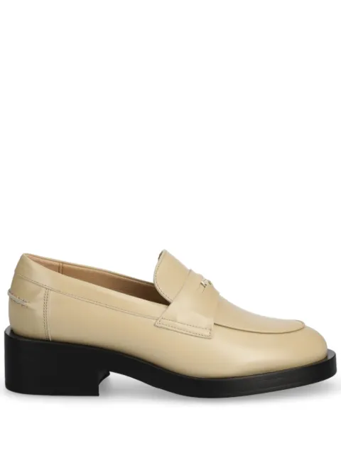 BOSS mocasines con placa del logo