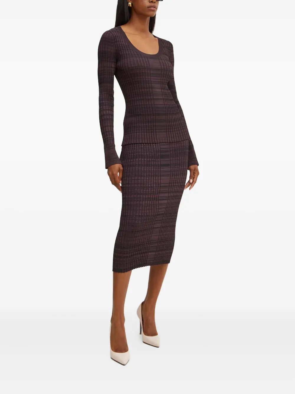 BOSS ribbed-knit midi dress | Day Dresses | Image 2