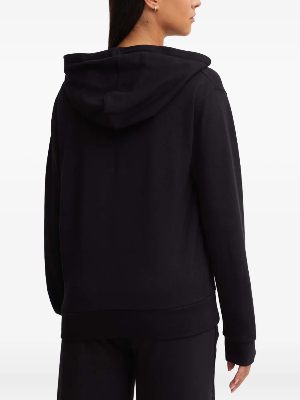 Hugo Boss Logo-print Hoodie In Black