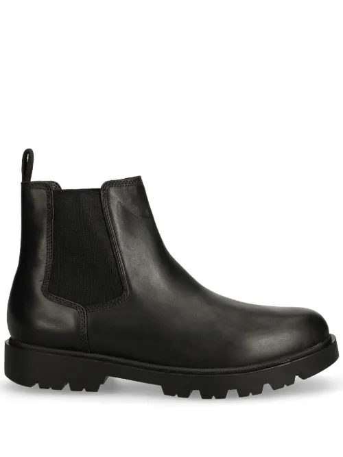 BOSS bottines en cuir - Noir - BOSS - Modalova