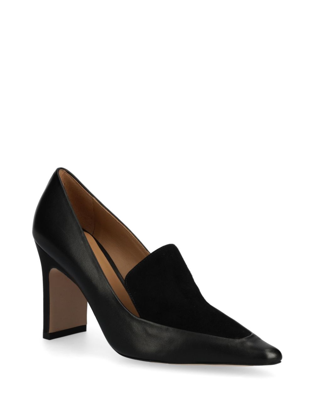 BOSS Leren pumps - Zwart