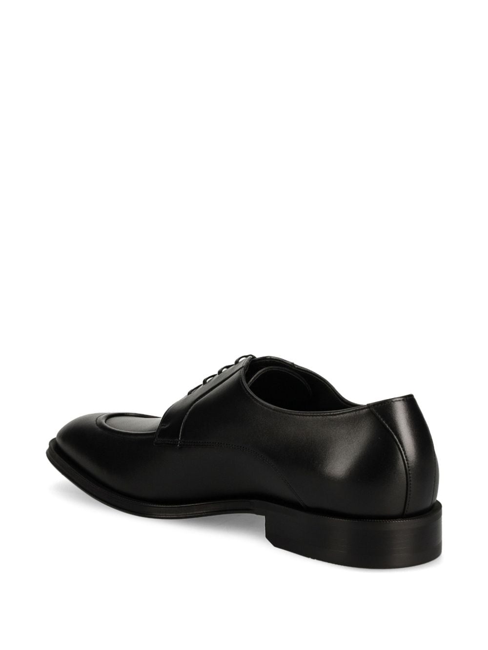 BOSS leather derby shoes Black