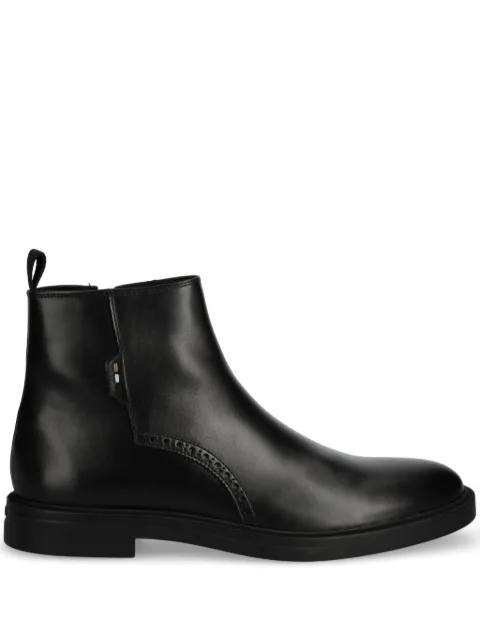 BOSS leather ankle boots