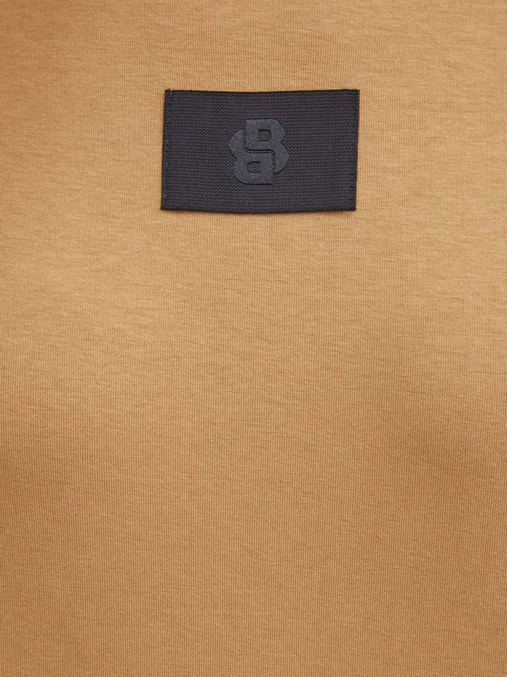 Hugo Boss Panelled Hoodie In Brown