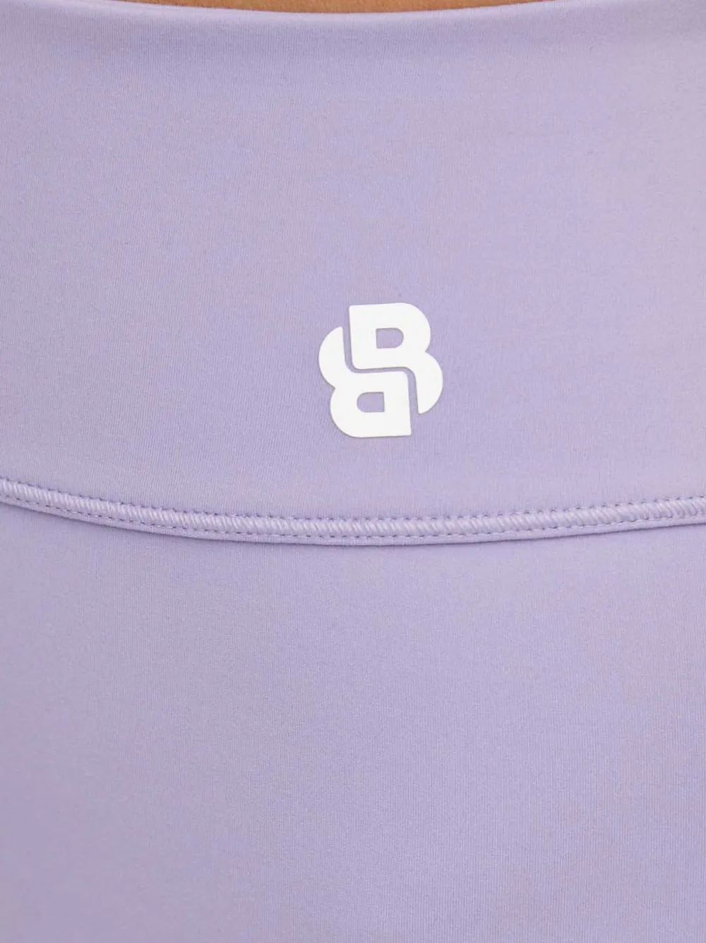 BOSS Legging met mesh vlak Paars