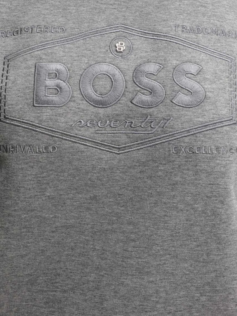 Hugo Boss Logo-detail Sweatshirt In Gray