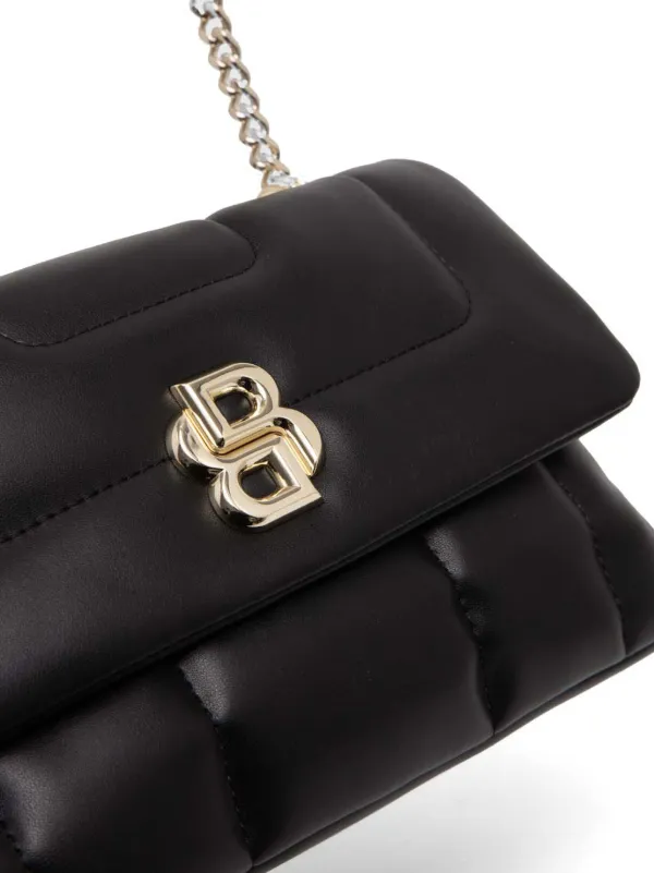 BOSS ブラックモノグラム ショルダーバッグ