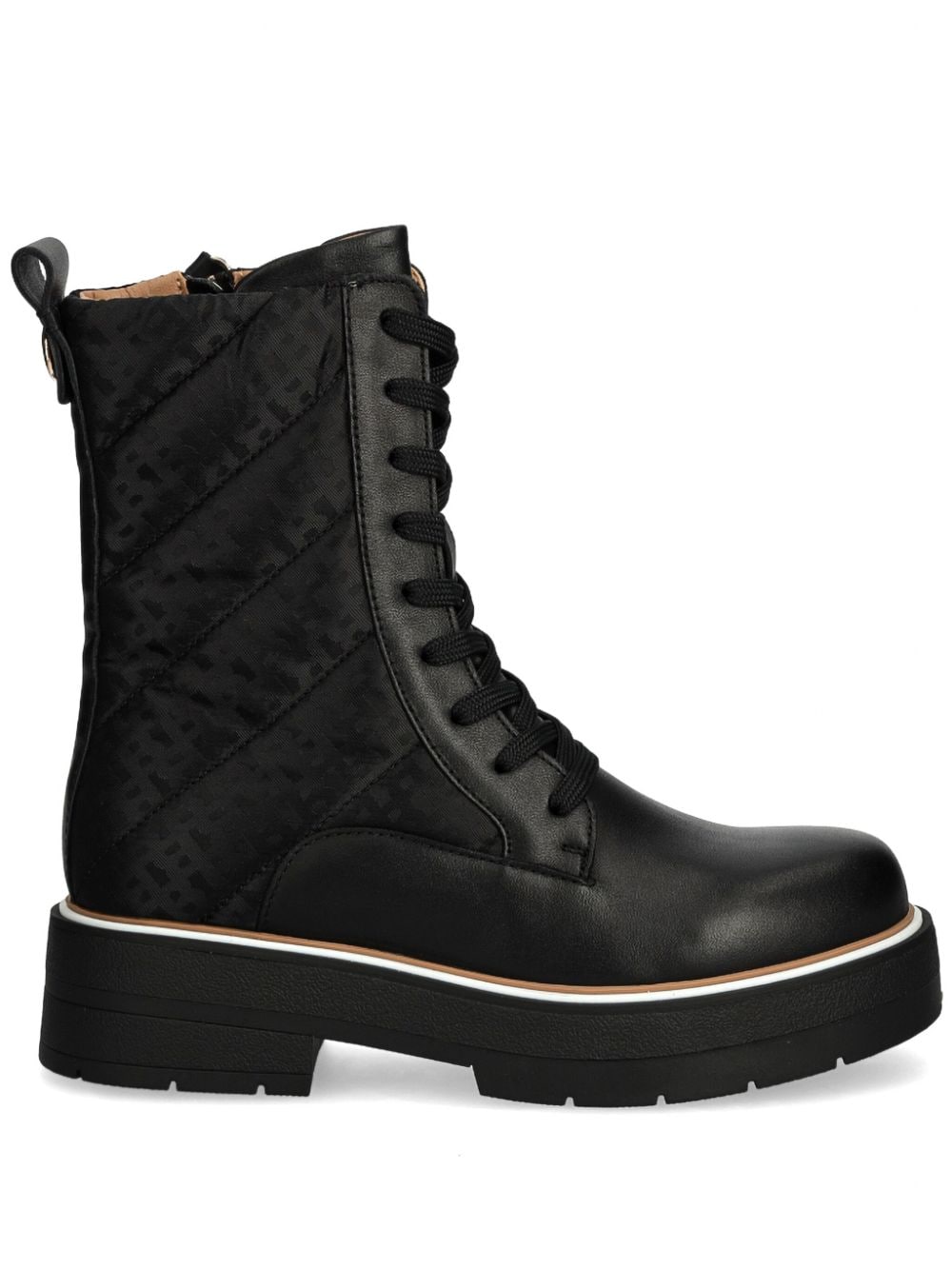 BOSS panelled boots Black