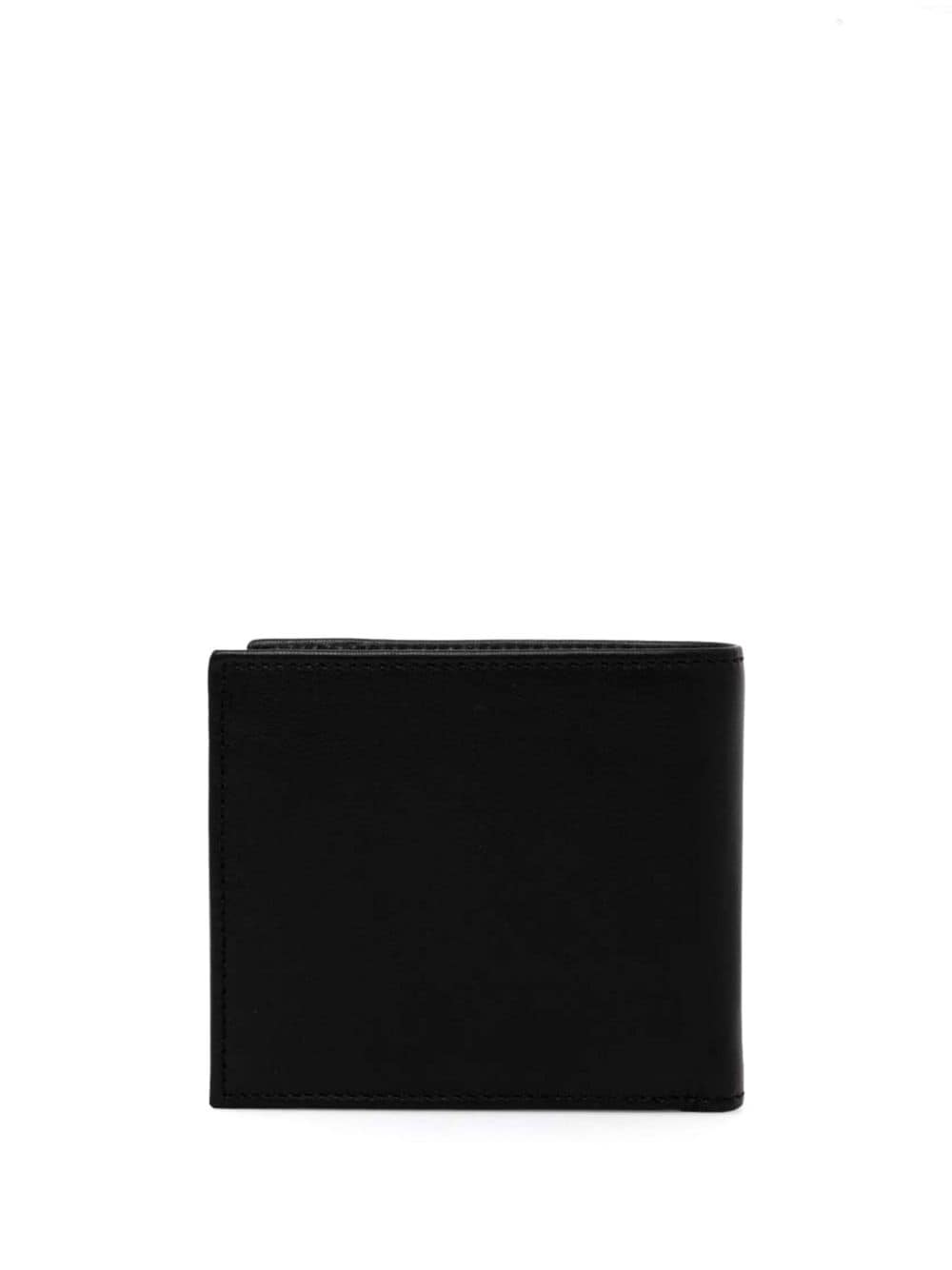 Shop Hugo Boss Logo-charm Wallet In Black