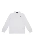 POLO RALPH LAUREN KIDS logo-embroidered polo shirt - White