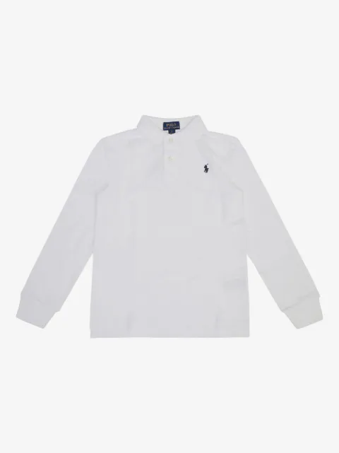 POLO RALPH LAUREN KIDS logo-embroidered polo shirt