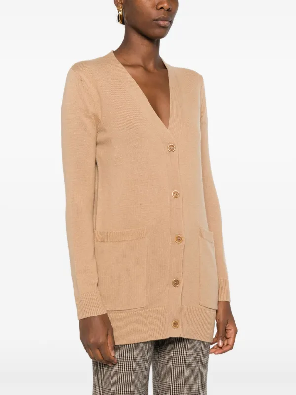 Max Mara Villar カーディガン | ニュートラル | FARFETCH JP