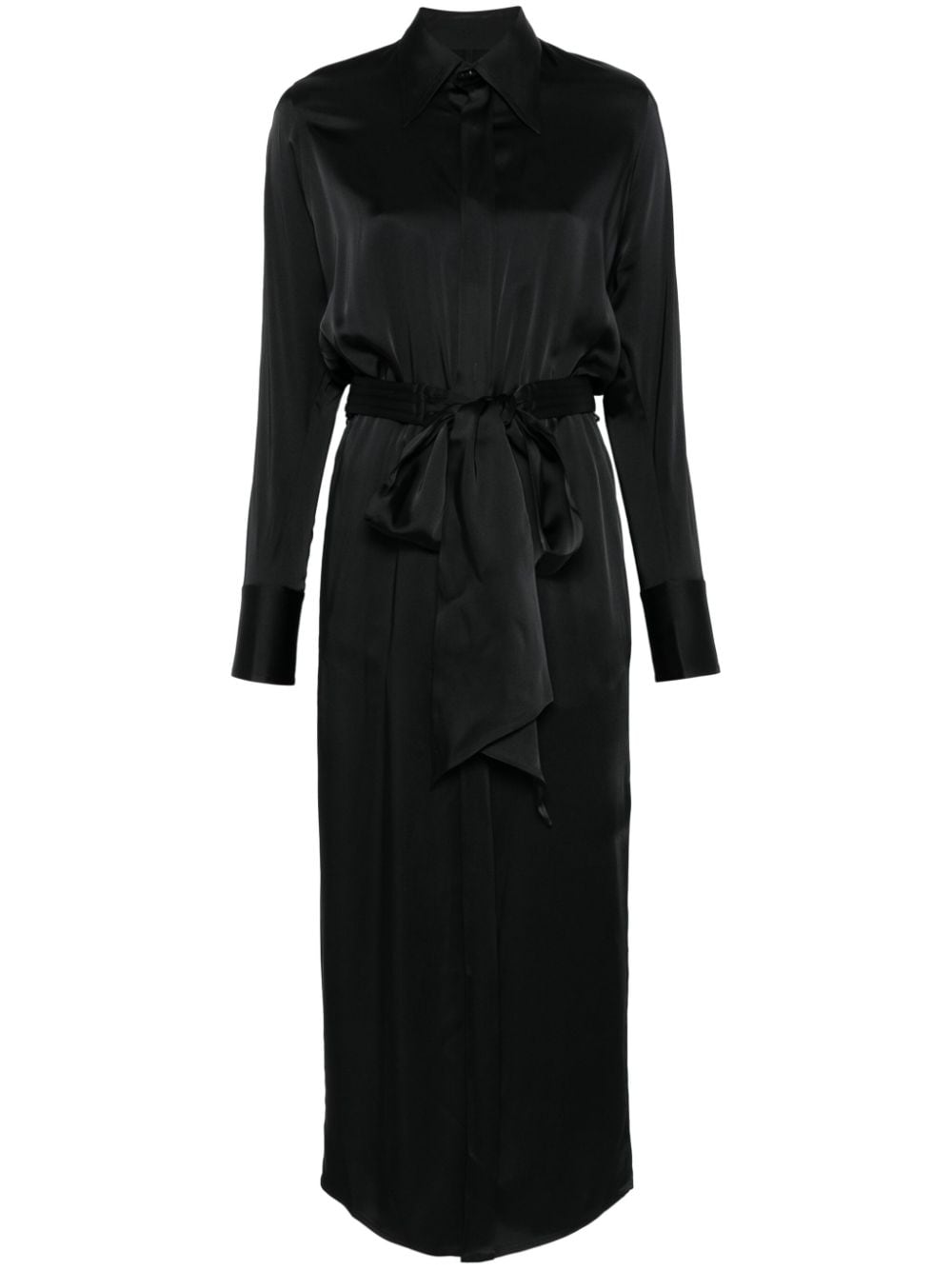 Petar Petrov The Slippery Midi Dress | Black | FARFETCH