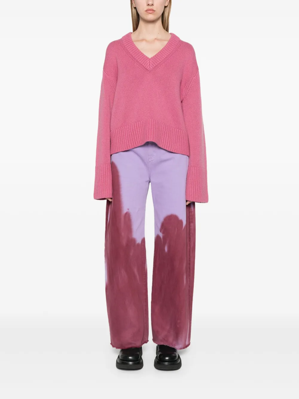 Lisa Yang Aletta trui - Roze