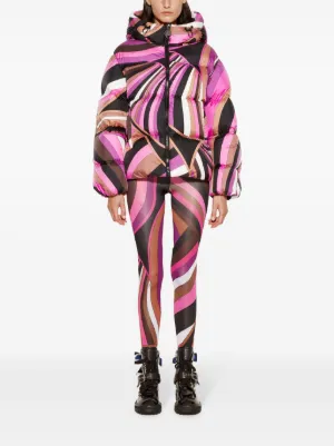 関税送料込Emilio Pucci Puffer Jacket Emilio Pucci Puffer Polyester in Pink | Lyst