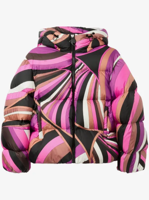PUCCI Iride-print puffer jacket
