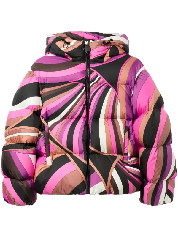PUCCI Iride-print Puffer Jacket | Pink | FARFETCH