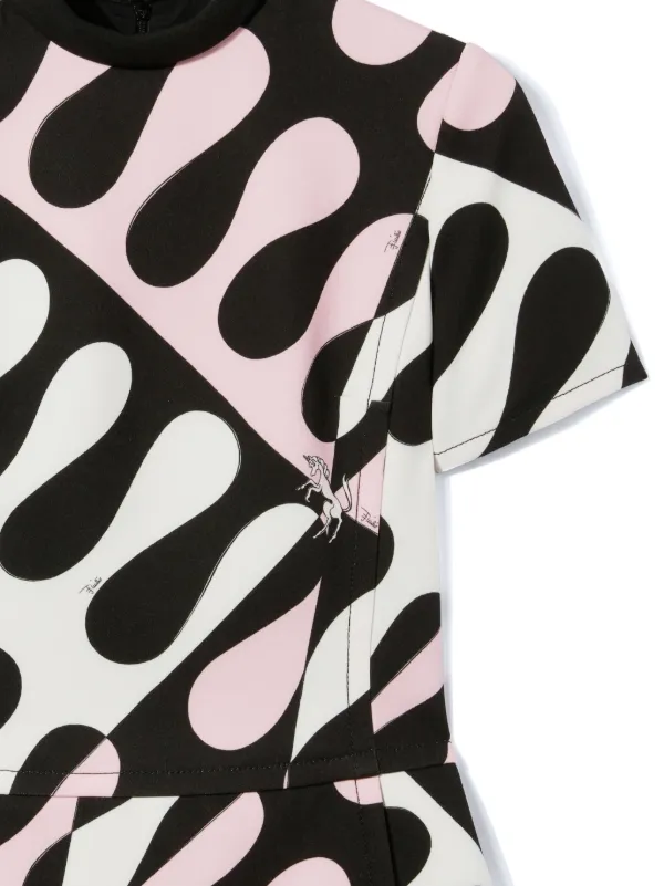 PUCCI Leocorno プリント ミニドレス | ブラック | FARFETCH JP 