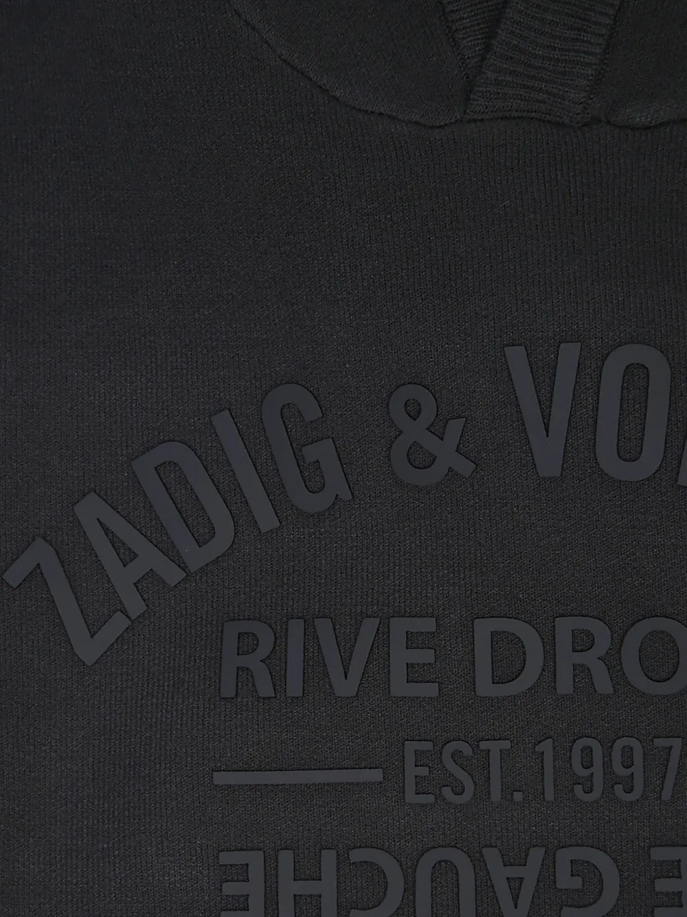 Zadig & Voltaire Kids Hoodie met logo Grijs