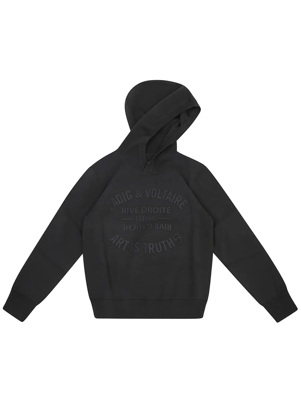 Zadig & Voltaire Logo Hoodie In Grey