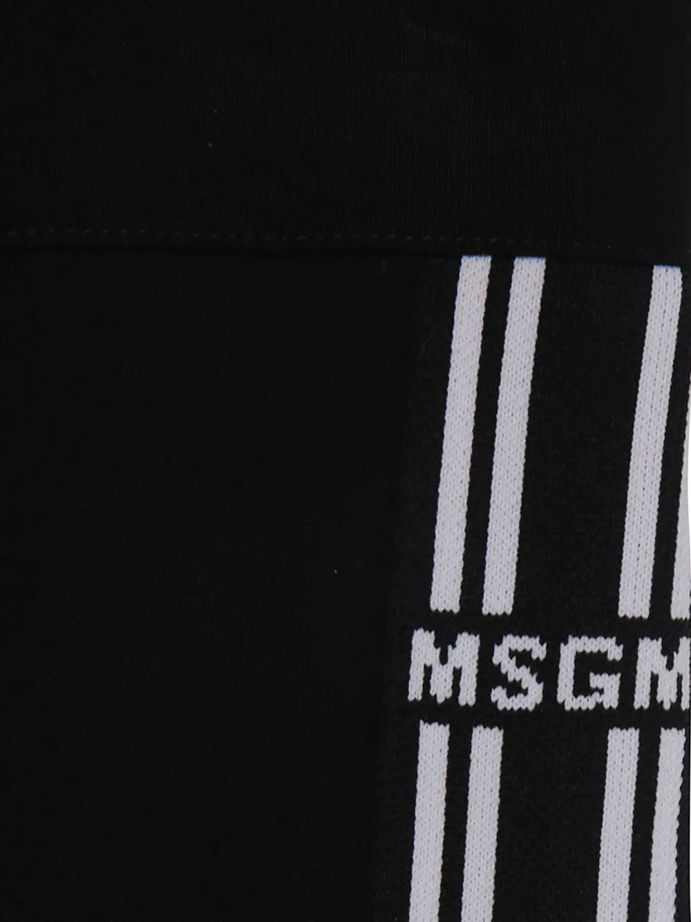 MSGM Kids Trainingsbroek met zijstreep Zwart