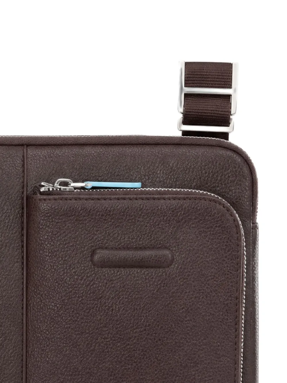 PIQUADRO Blue Square leren laptoptas Bruin