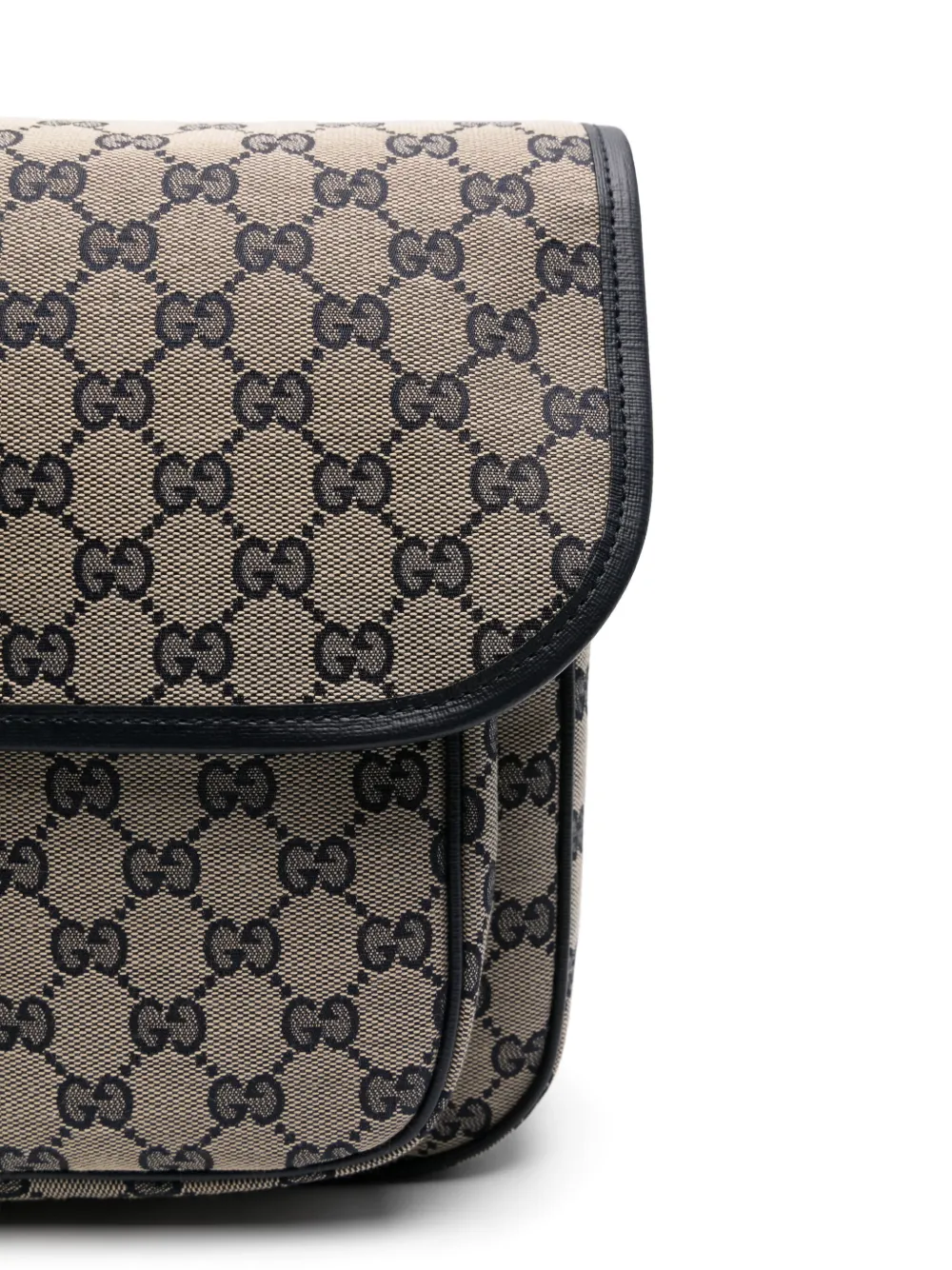 Gucci Kids GG canvas heuptas Blauw