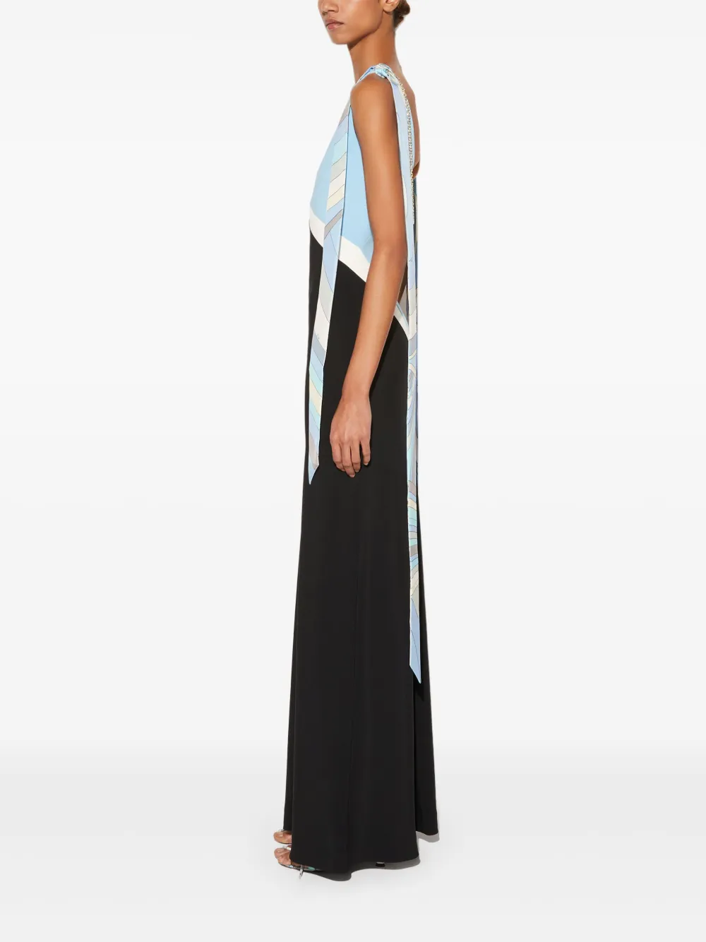 PUCCI Jurk met colourblocking Zwart