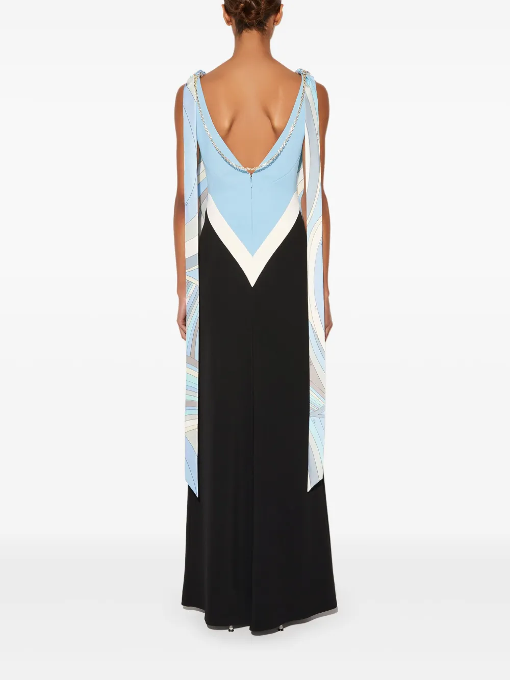 PUCCI Jurk met colourblocking Zwart