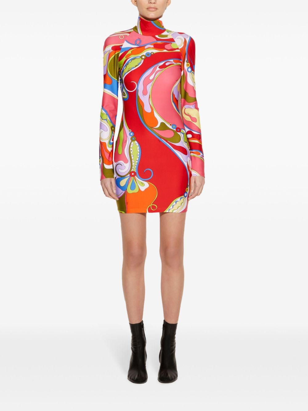 PUCCI Orchidee jurk - Rood