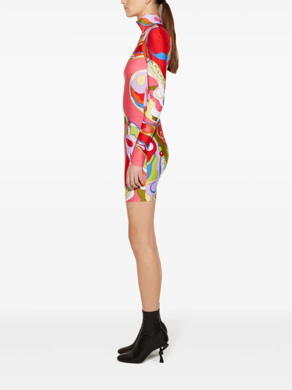 PUCCI Orchidee jurk Rood