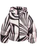 PUCCI Iride-print puffer jacket - Black