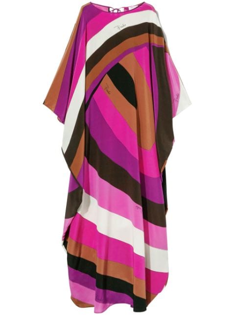 PUCCI Iride-print silk kaftan 