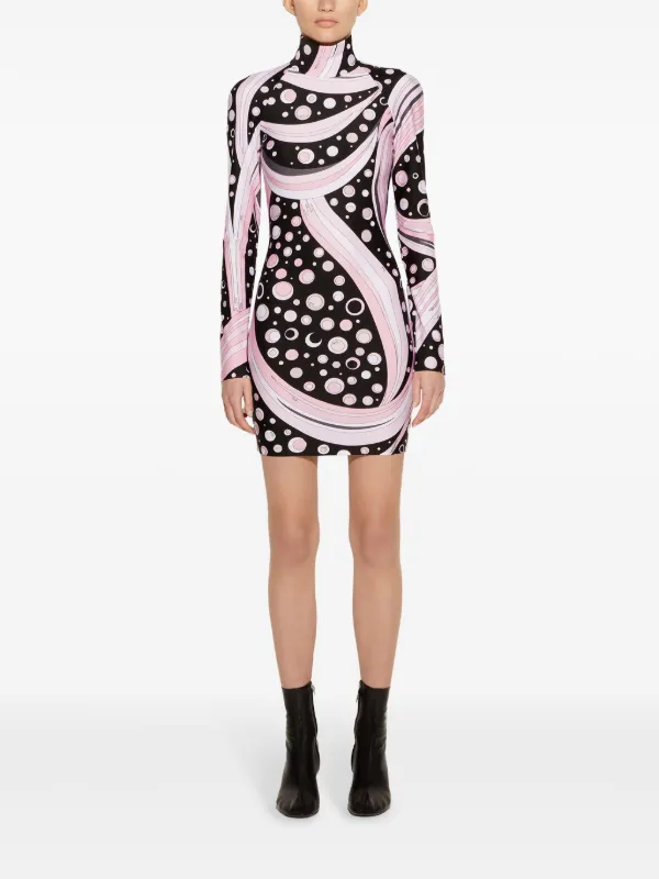 PUCCI Fontane-print Mini Dress | Pink | FARFETCH