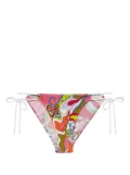 PUCCI Orchidee-Print bikini bottoms - Pink