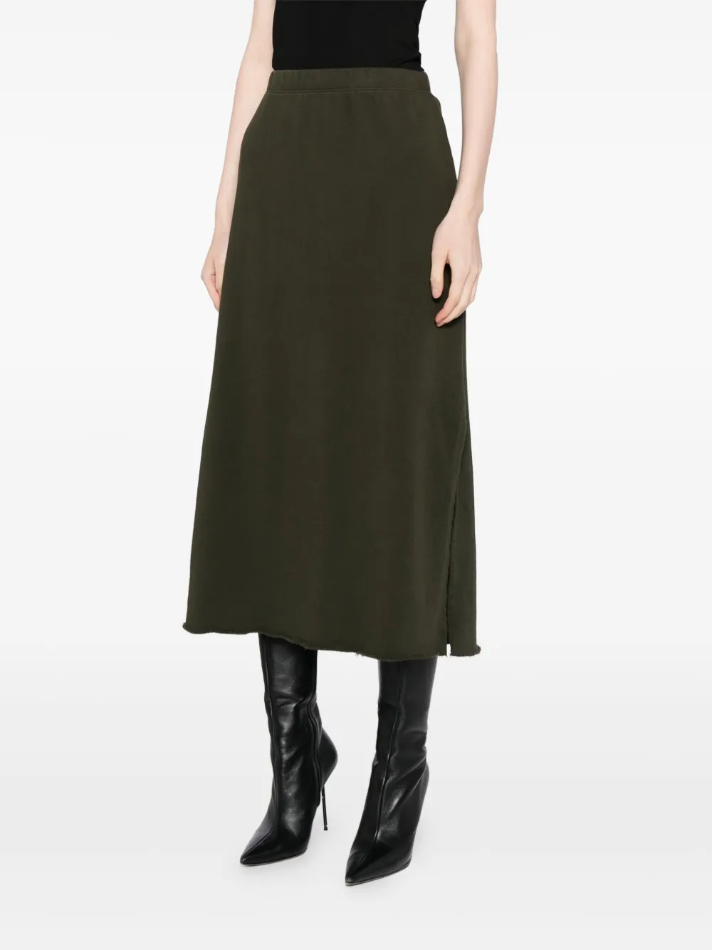 Eileen Fisher A Line Skirt In Green