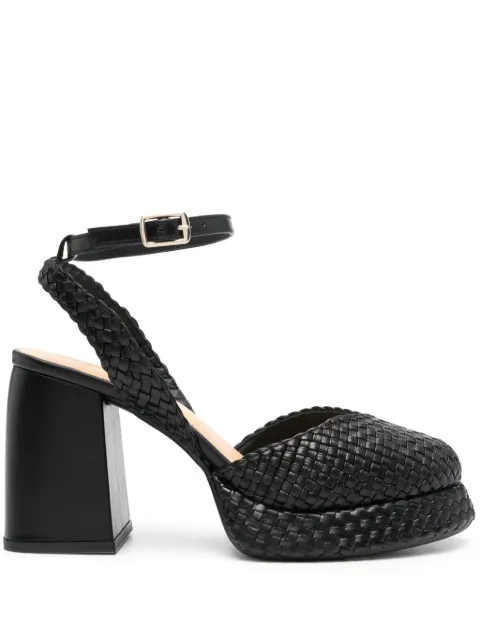 Castañer 95mm interwoven pumps