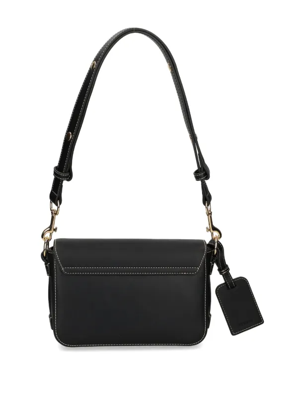 Love Moschino ロゴアイレット ショルダーバッグ | ブラック | FARFETCH JP