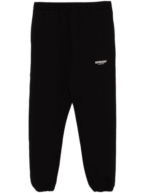 Represent logo-print track pants