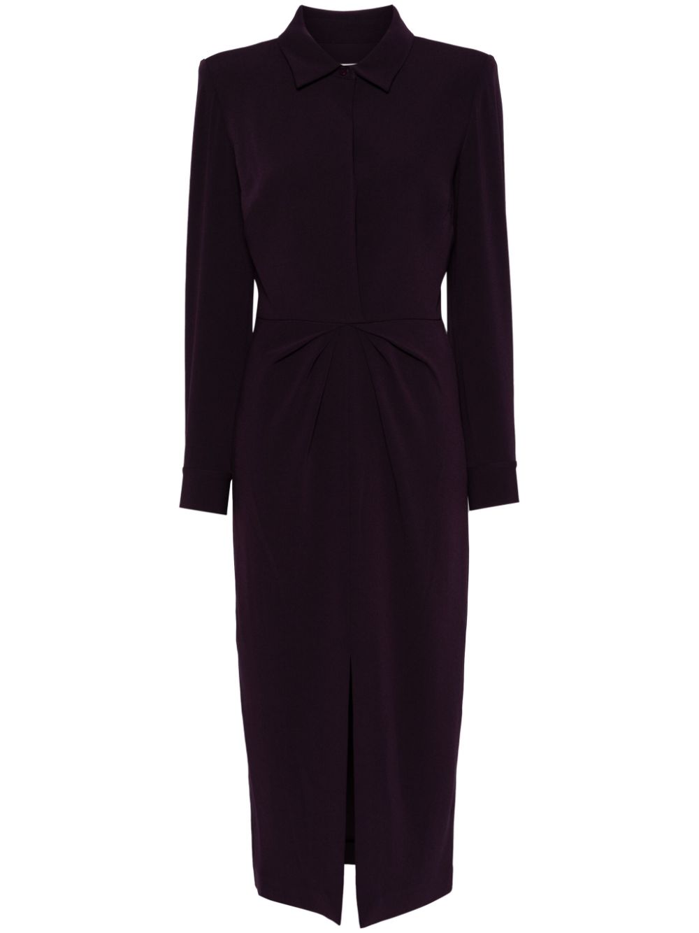 Roland Mouret crepe midi dress - Purple