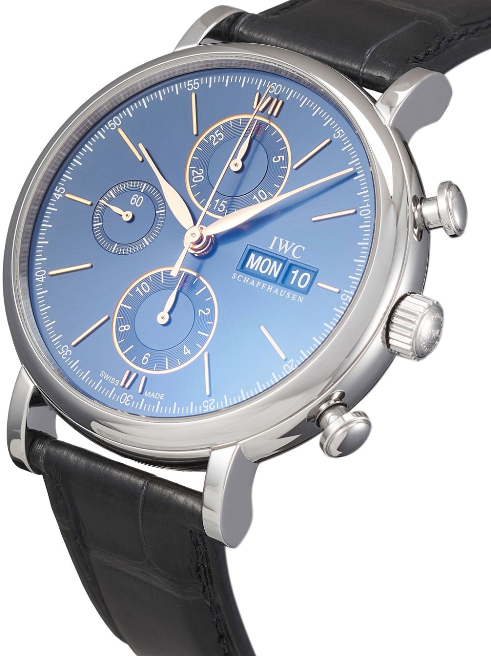 IWC Schaffhausen 2024 ongedragen Portofino 42 mm horloge - Blauw