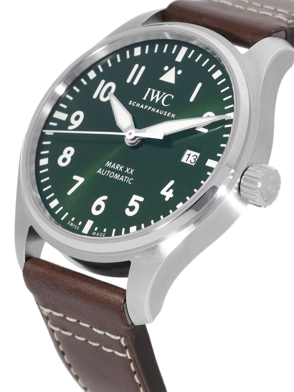 IWC Schaffhausen 2024 ongedragen Pilot's Watch Mark XX 40 mm horloge - Groen