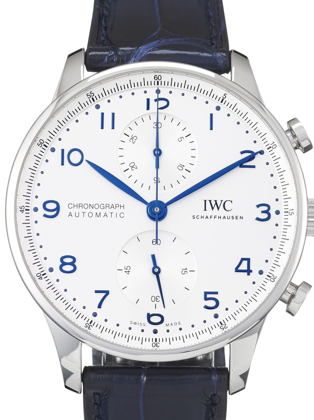 IWC Schaffhausen Ongedragen Portugieser 41mm horloge - Zilver