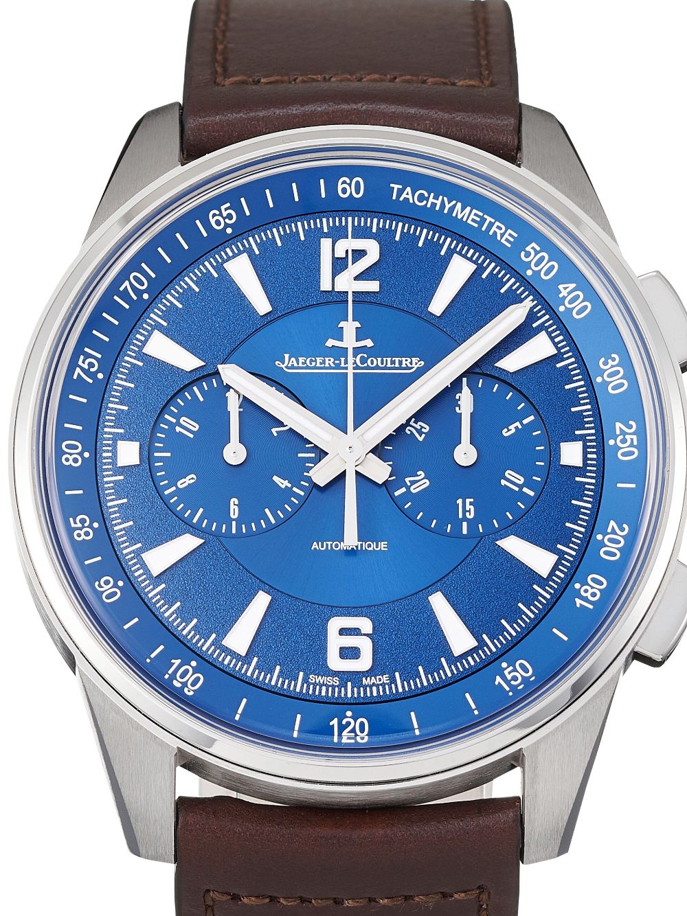 Jaeger-LeCoultre Ongedragen Polaris Chronograph WT 42mm horloge - Blauw